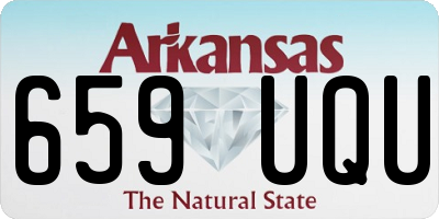 AR license plate 659UQU