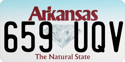 AR license plate 659UQV