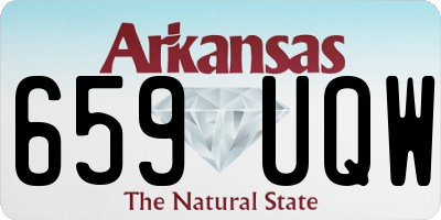 AR license plate 659UQW