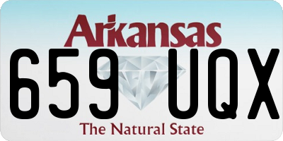 AR license plate 659UQX