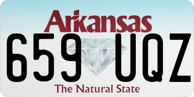 AR license plate 659UQZ