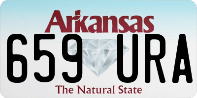 AR license plate 659URA