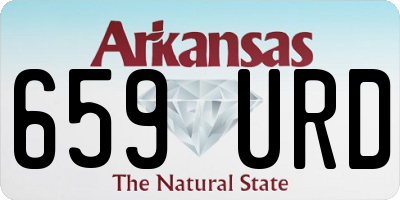 AR license plate 659URD