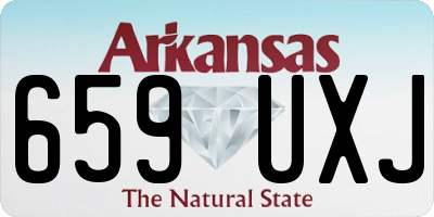 AR license plate 659UXJ