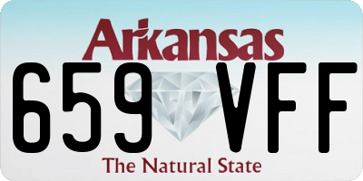 AR license plate 659VFF