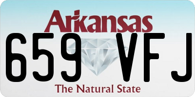 AR license plate 659VFJ