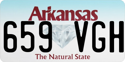 AR license plate 659VGH