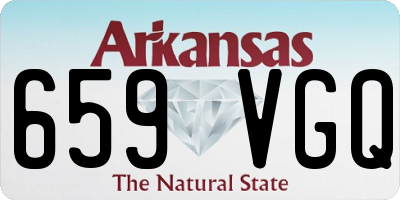 AR license plate 659VGQ