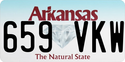 AR license plate 659VKW