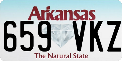 AR license plate 659VKZ