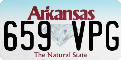 AR license plate 659VPG
