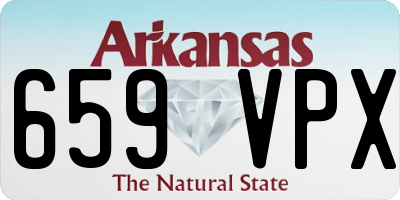 AR license plate 659VPX