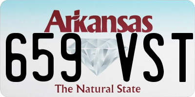 AR license plate 659VST