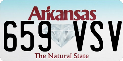 AR license plate 659VSV