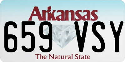 AR license plate 659VSY