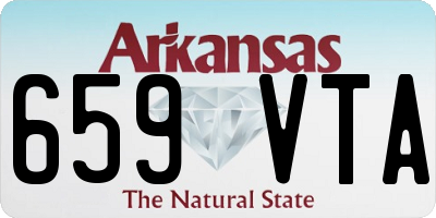 AR license plate 659VTA