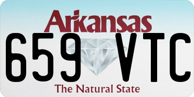 AR license plate 659VTC