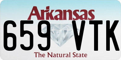 AR license plate 659VTK