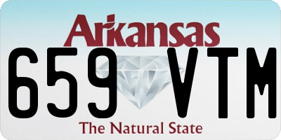 AR license plate 659VTM