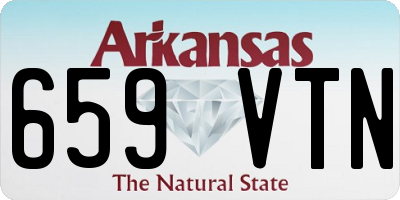AR license plate 659VTN