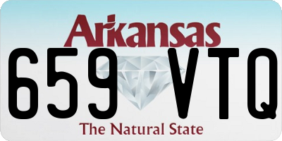 AR license plate 659VTQ