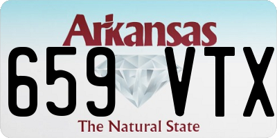 AR license plate 659VTX