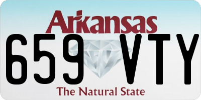 AR license plate 659VTY