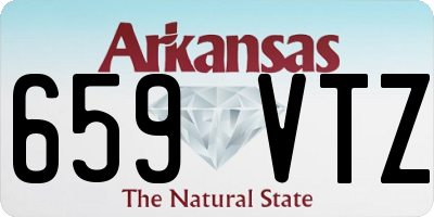 AR license plate 659VTZ