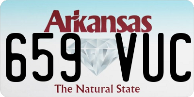 AR license plate 659VUC