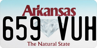 AR license plate 659VUH