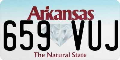 AR license plate 659VUJ