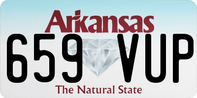 AR license plate 659VUP