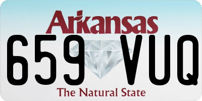 AR license plate 659VUQ