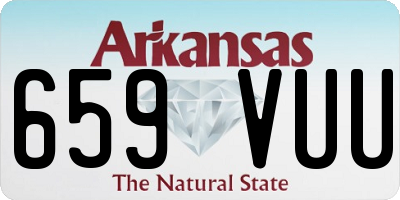 AR license plate 659VUU
