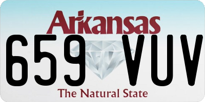AR license plate 659VUV