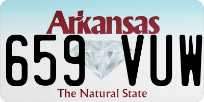 AR license plate 659VUW