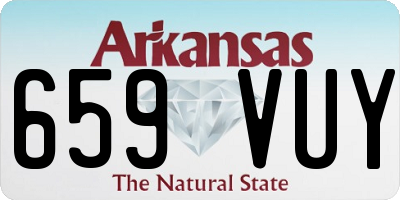 AR license plate 659VUY