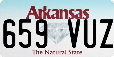 AR license plate 659VUZ