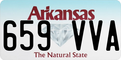 AR license plate 659VVA