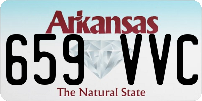 AR license plate 659VVC