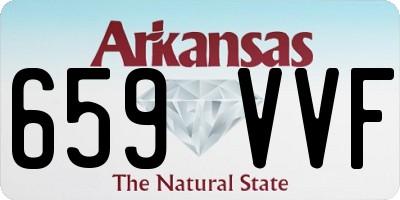 AR license plate 659VVF