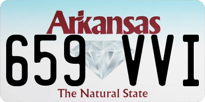 AR license plate 659VVI