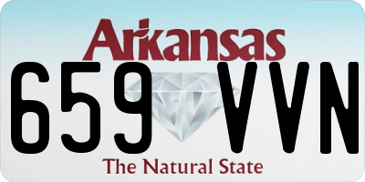 AR license plate 659VVN