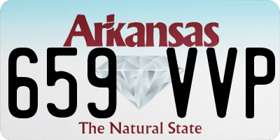 AR license plate 659VVP