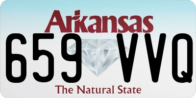 AR license plate 659VVQ