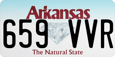 AR license plate 659VVR