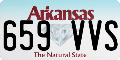 AR license plate 659VVS