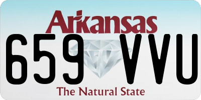 AR license plate 659VVU