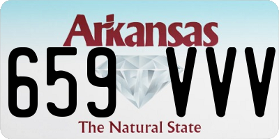 AR license plate 659VVV