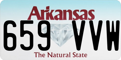 AR license plate 659VVW